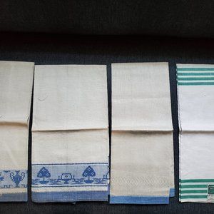 Bundle of Vintage Linen Tea Towels